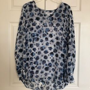 Liz Claiborne NWT sheer top with camisole